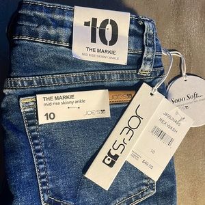 NEW Joe’s The Markie mid rise skinny ankle Girls size 10